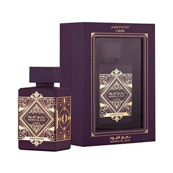 Lattafa Perfumes Badee Al Oud Eau De Parfum Couple Set - Glory & Amethyst Spray - 100ml(3.4 oz) - MST WHOLESALE LIMITED LIABILITY Unisex Fragrances MST WHOLESALE LIMITED LIABILITY MST WHOLESALE LIMITED LIABILITY